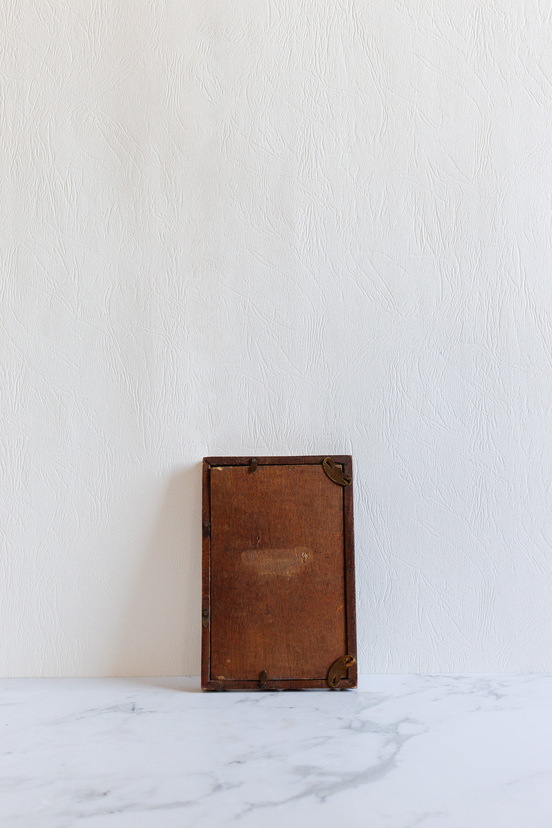 vintage french carved wood photo frame