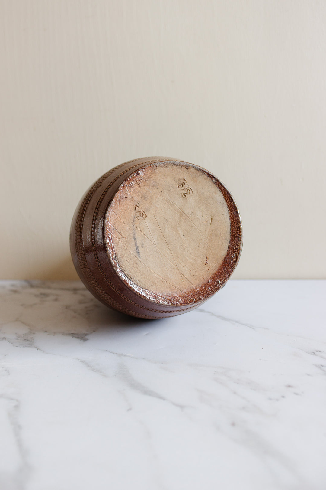 antique french stoneware pitcher