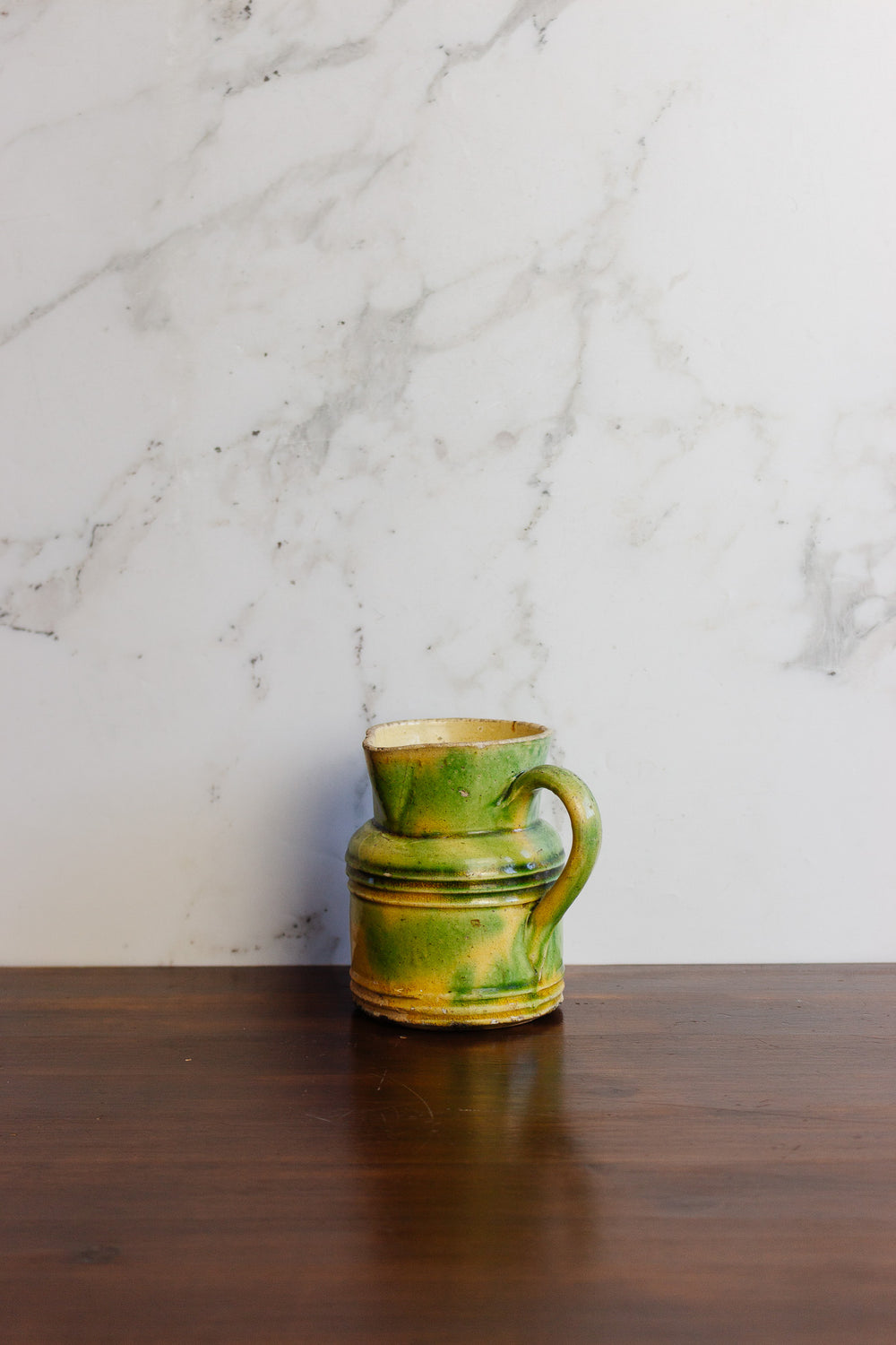 antique french earthenware pitcher