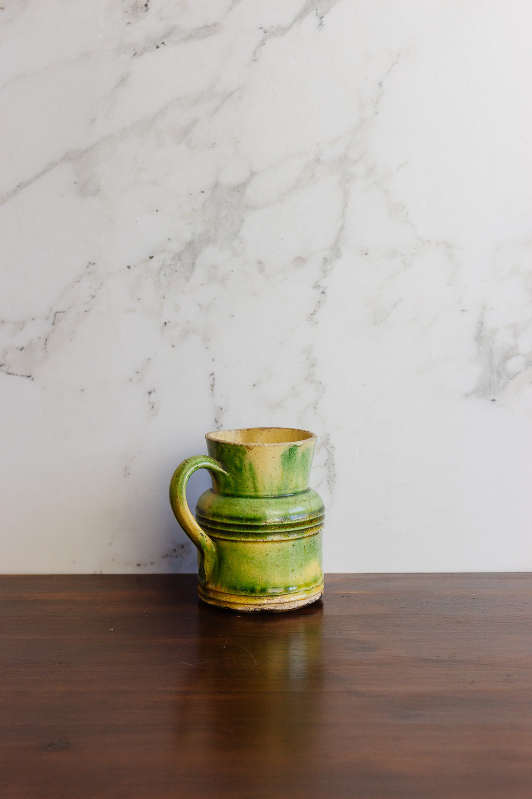 antique french earthenware pitcher