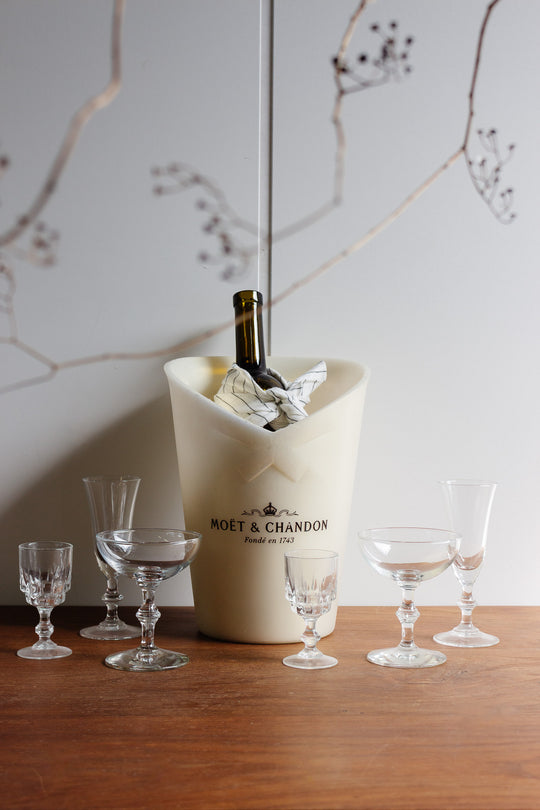rare vintage moët & chandon acrylic champagne bucket