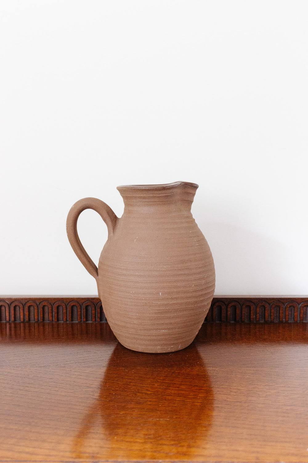 vintage french studio pottery pitcher