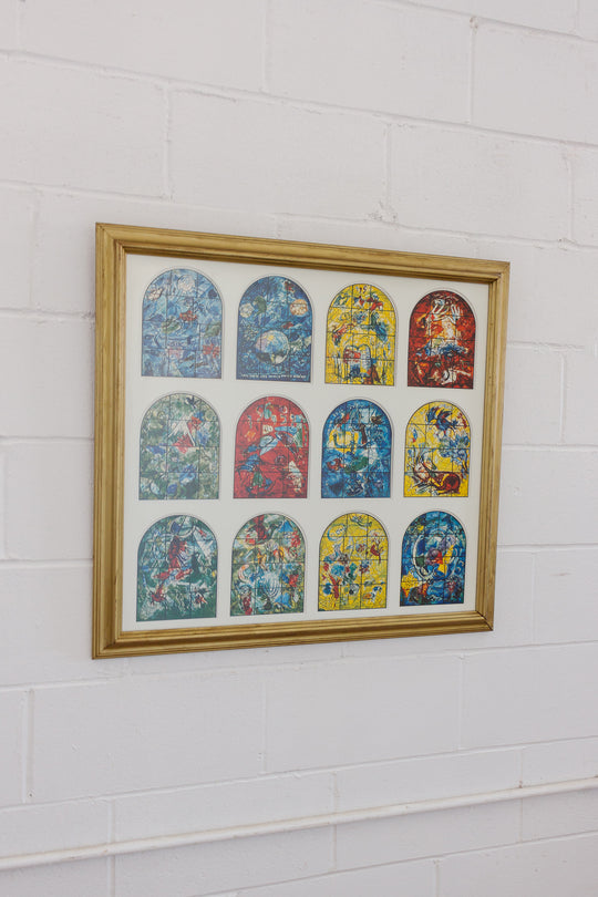 Rare 1962 "the Jerusalem windows" by Chagall