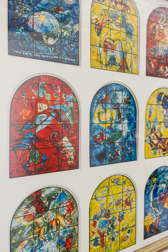 Rare 1962 "the Jerusalem windows" by Chagall