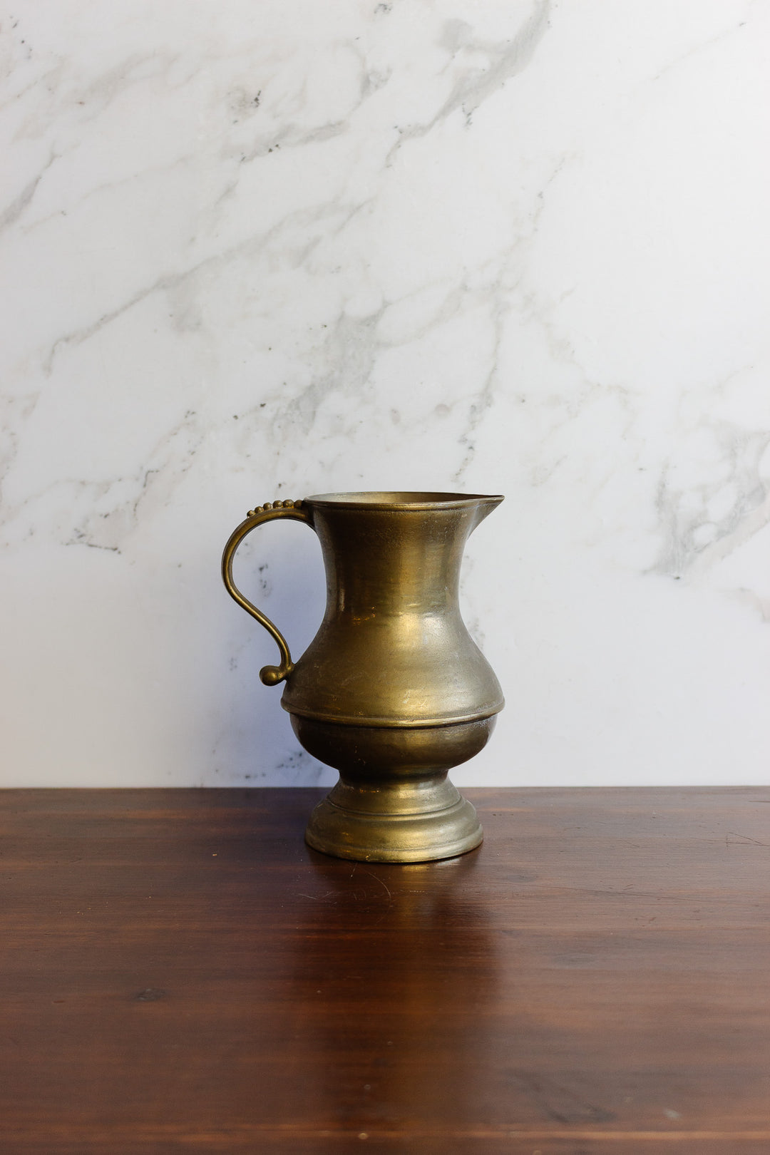 vintage french brass water pitcher