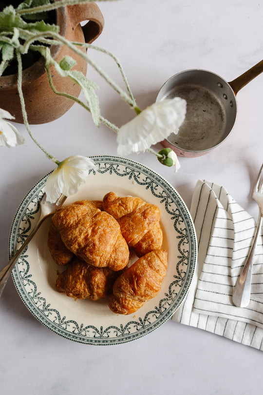 antique salins louis vxi transferware cake plate