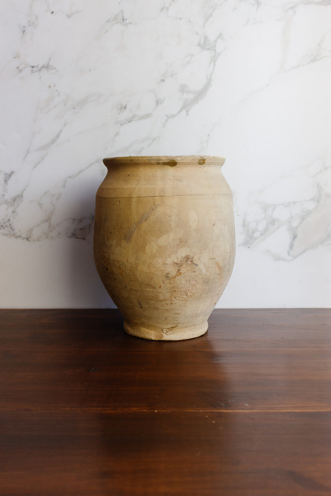 antique french stoneware vase