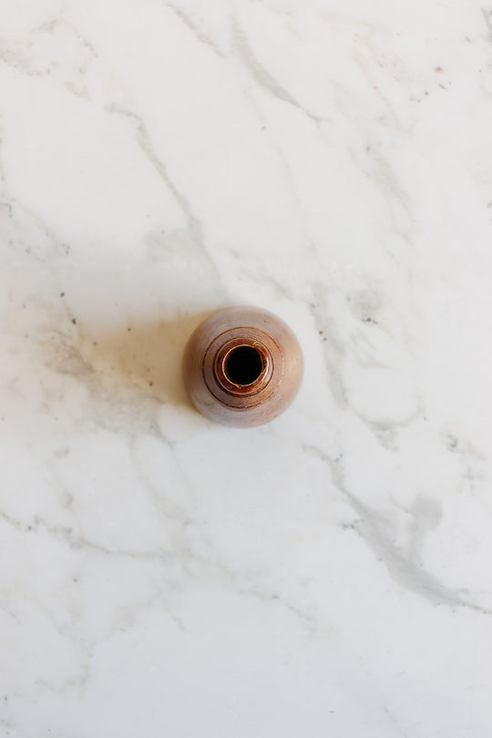 artisnal stoneware bud vase