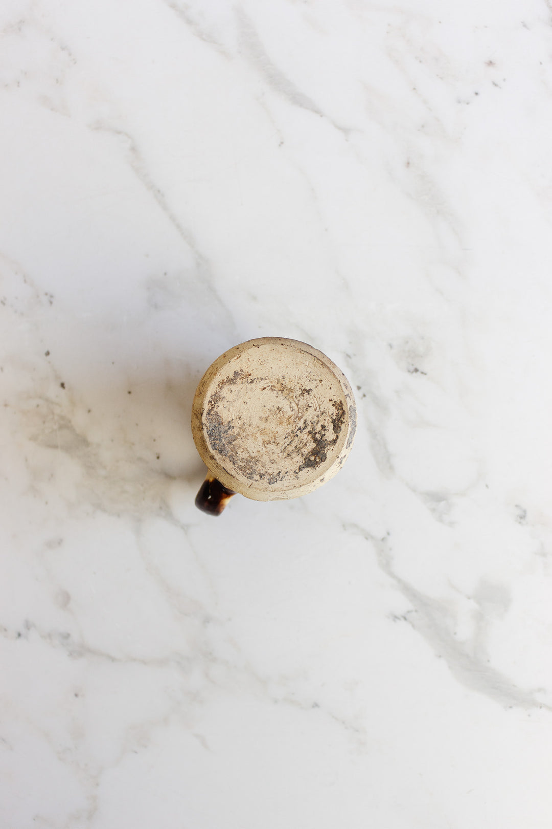 antique French Dieulefit ceramic creamer