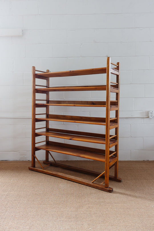 antique pine cobbler’s drying rack