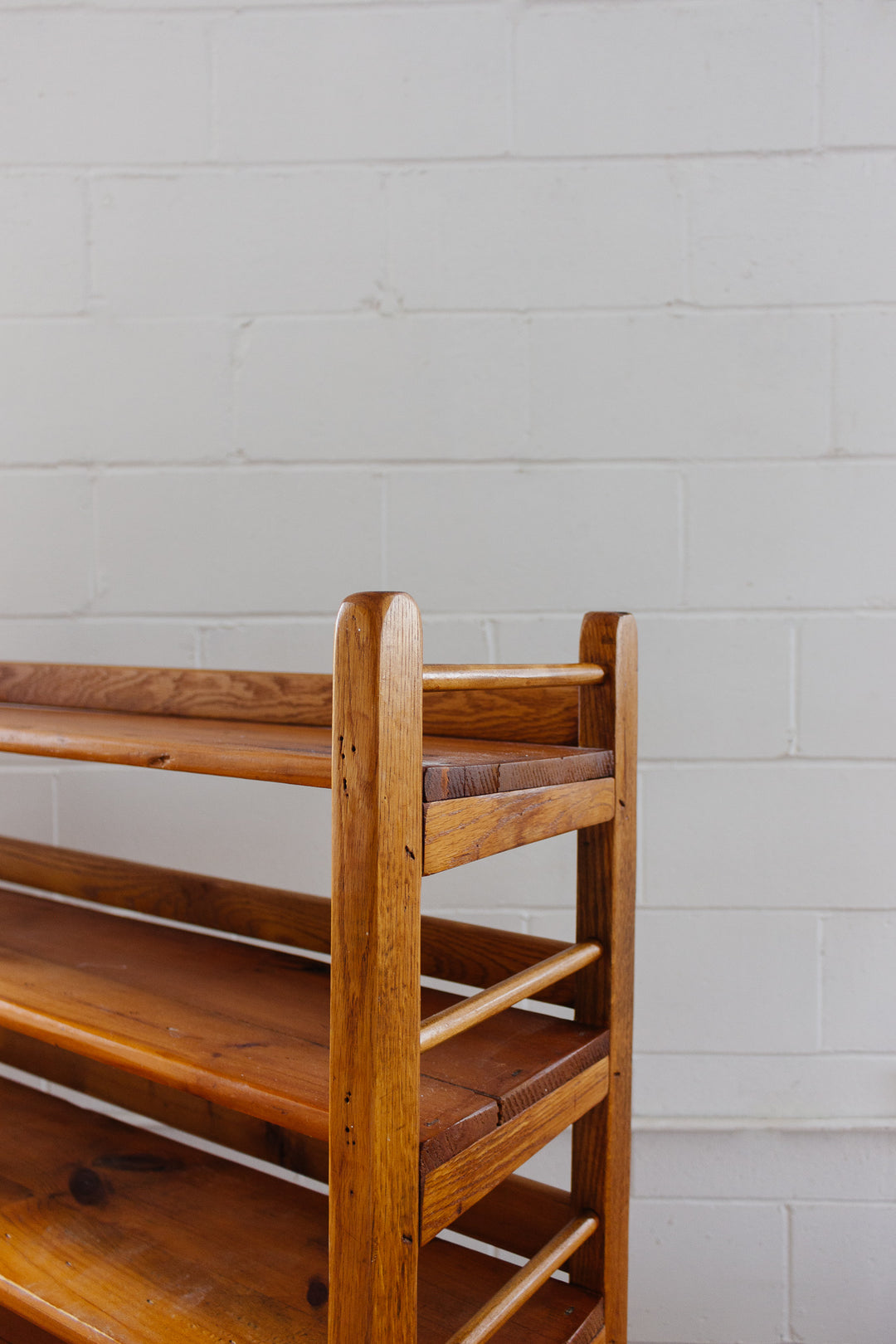 antique pine cobbler’s drying rack