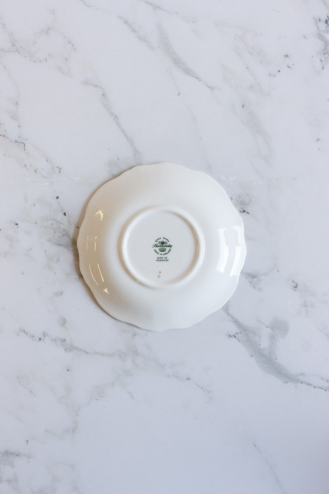 vintage hammersley "bird of paradise" teacup and saucer