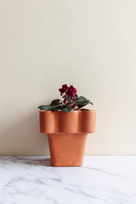 1930s French art deco terra cotta planter