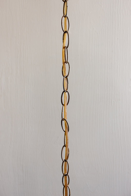 rare 1960s italian bamboo swag pendant light