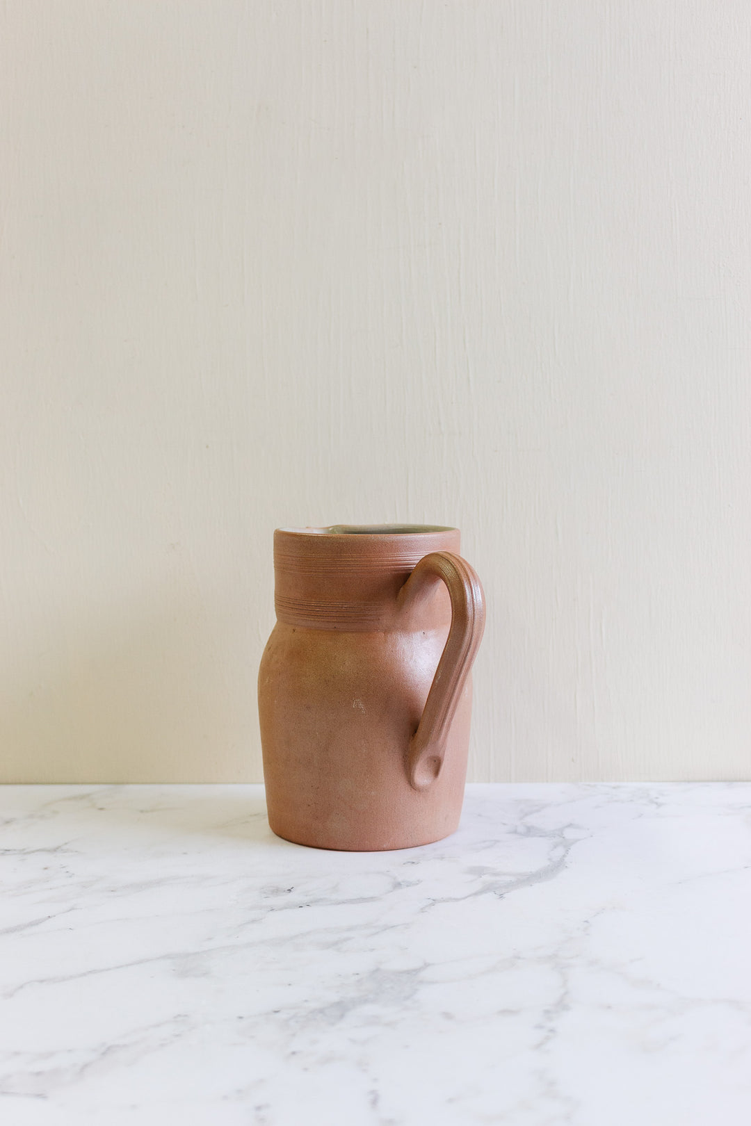 vintage french grès de berry stoneware pitcher