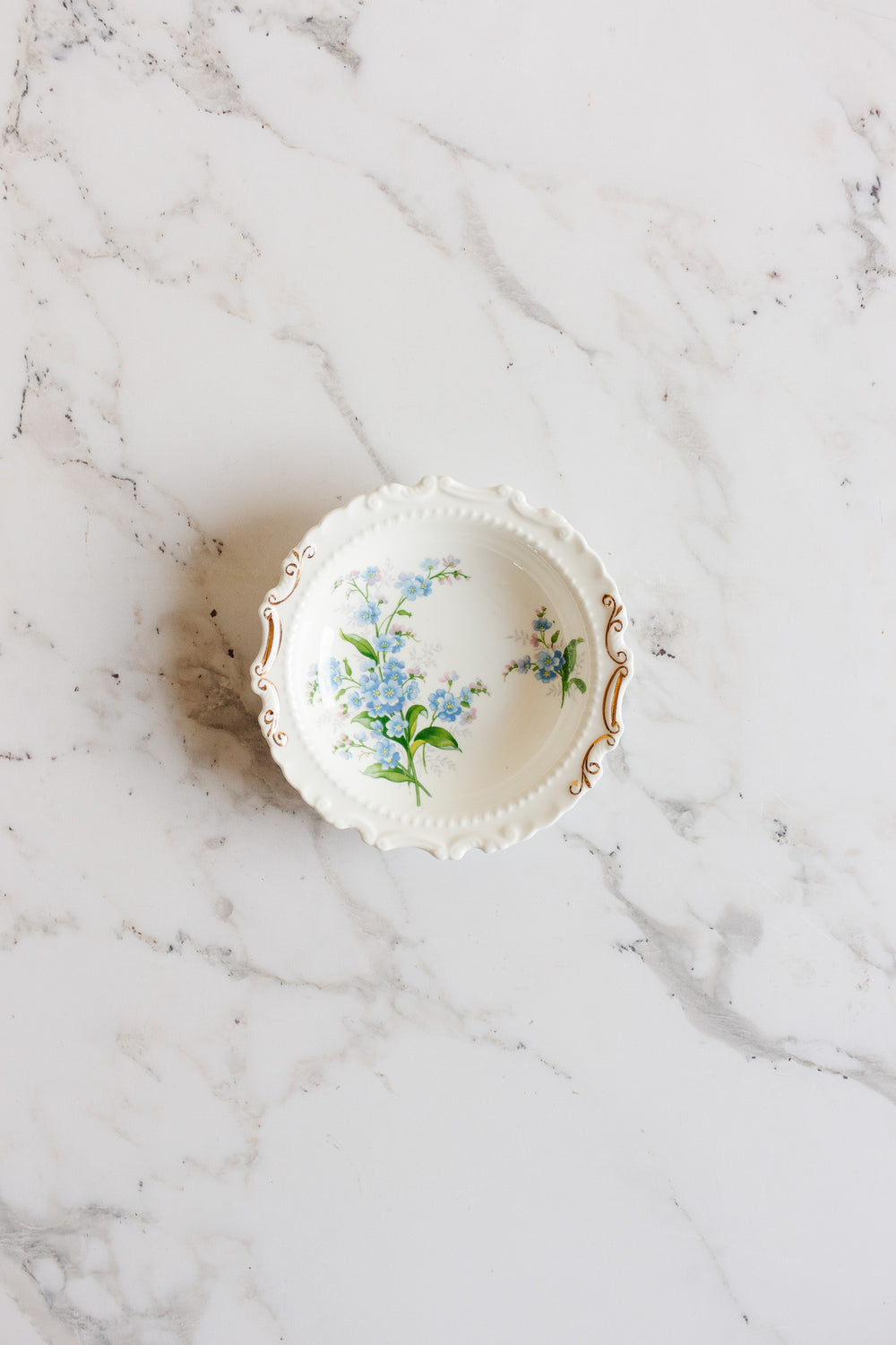 vintage royal albert floral trinket dish