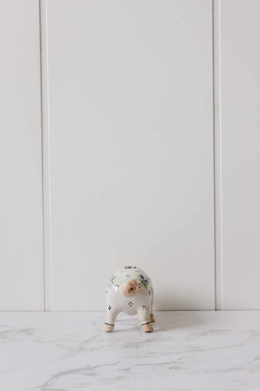 1930s french henriot quimper porcelain piggy bank