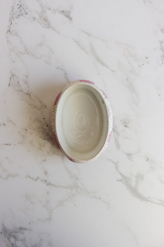 art deco french limoges large porcelain jewelry box