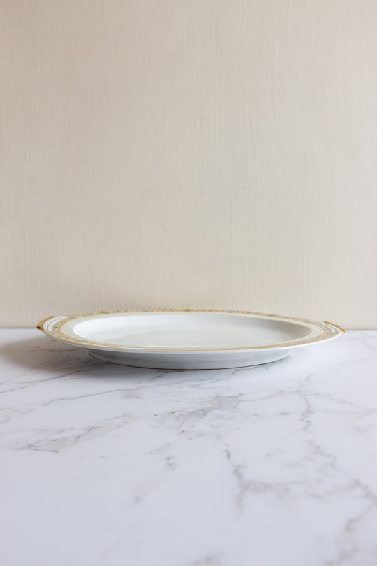 art deco limoges hand painted platter