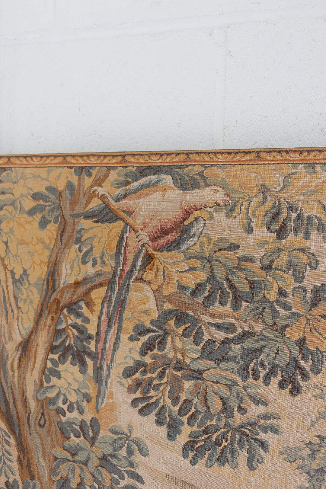 vintage french jacquard tapestry