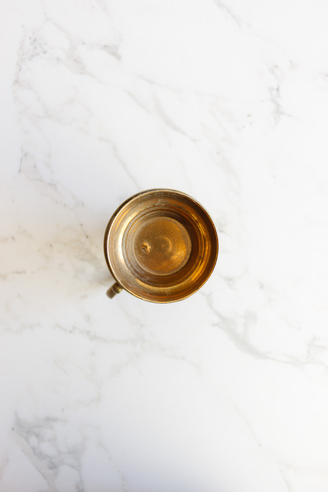 vintage french brass water pitcher
