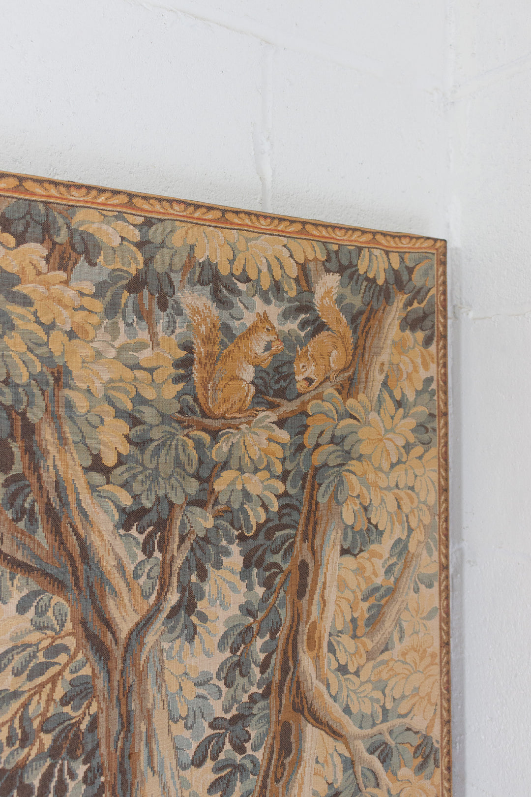 vintage french jacquard tapestry