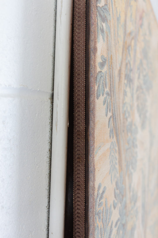 vintage french jacquard tapestry