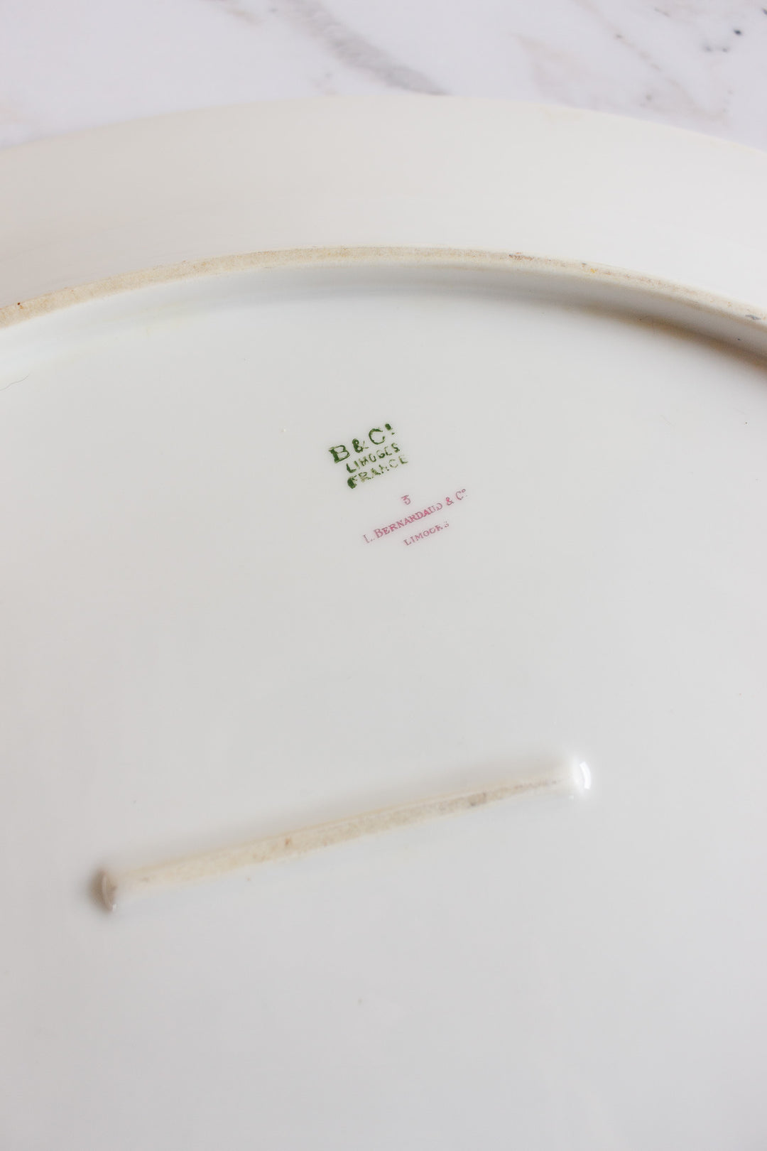 art deco limoges hand painted platter