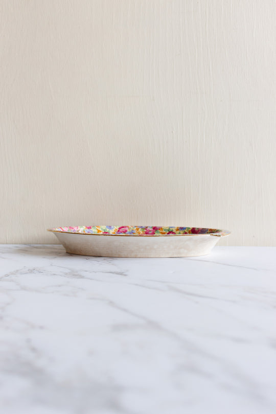 antique royal winton grimwades chintz serving dish