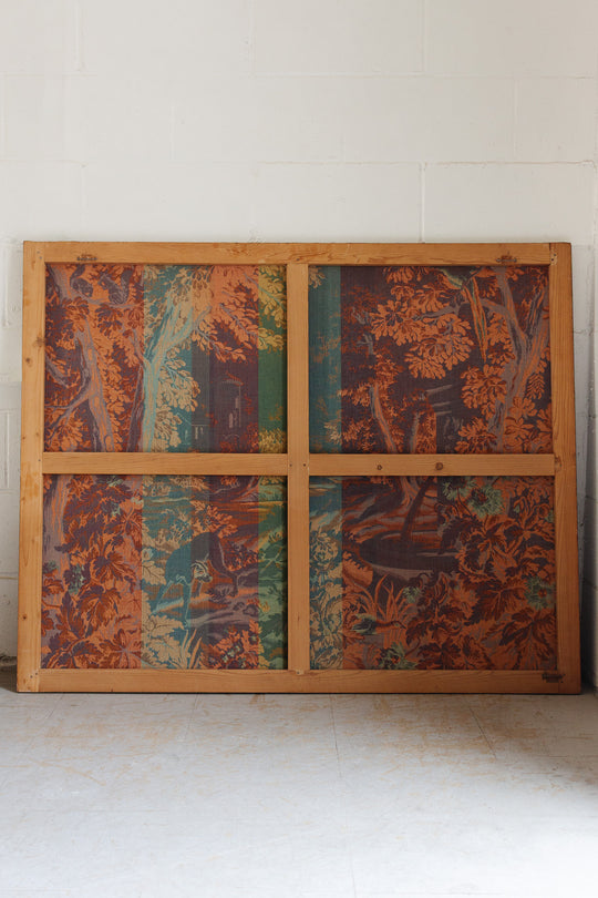 vintage french jacquard tapestry