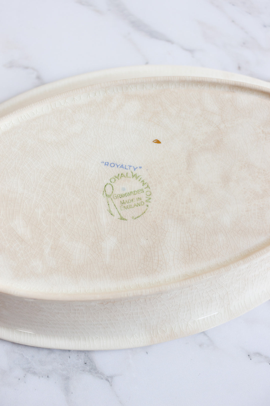 antique royal winton grimwades chintz serving dish