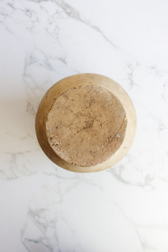 antique french stoneware vase