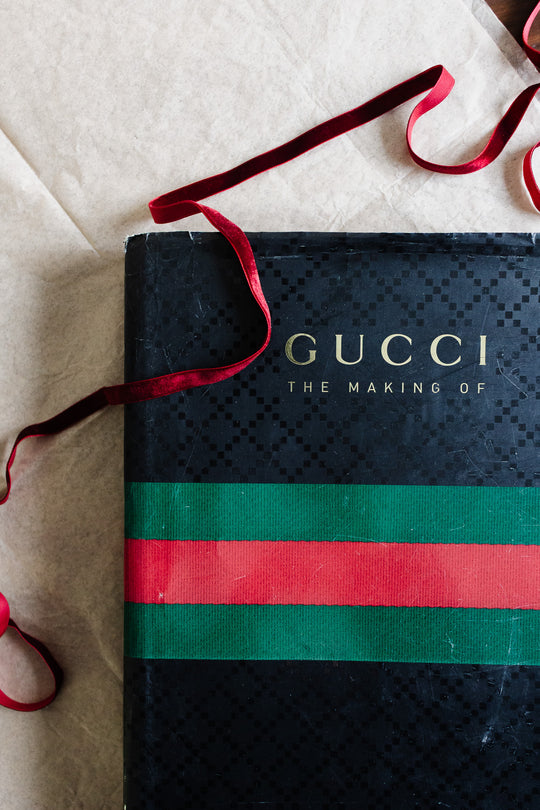 "gucci: the making of" hardcover coffee table book