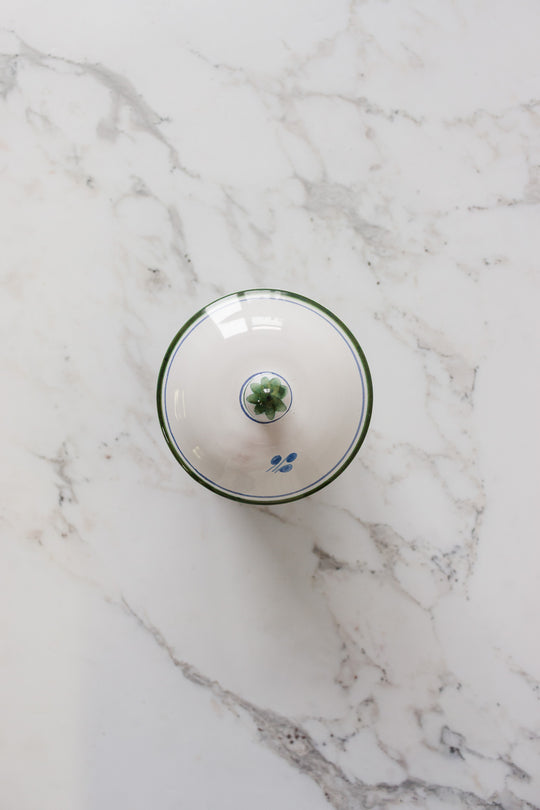 antique french "lourie" apothecary jar