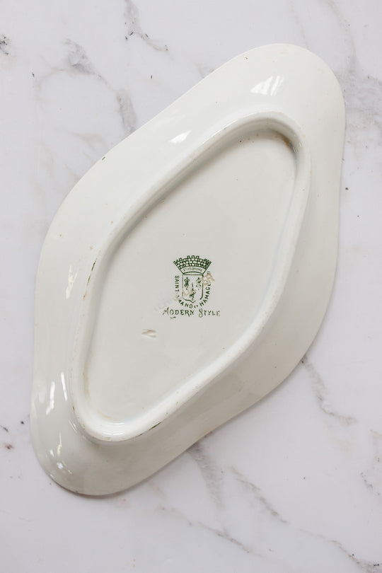 antique french transferware ravier