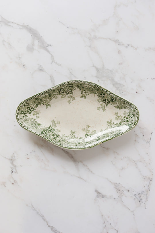 antique french transferware ravier