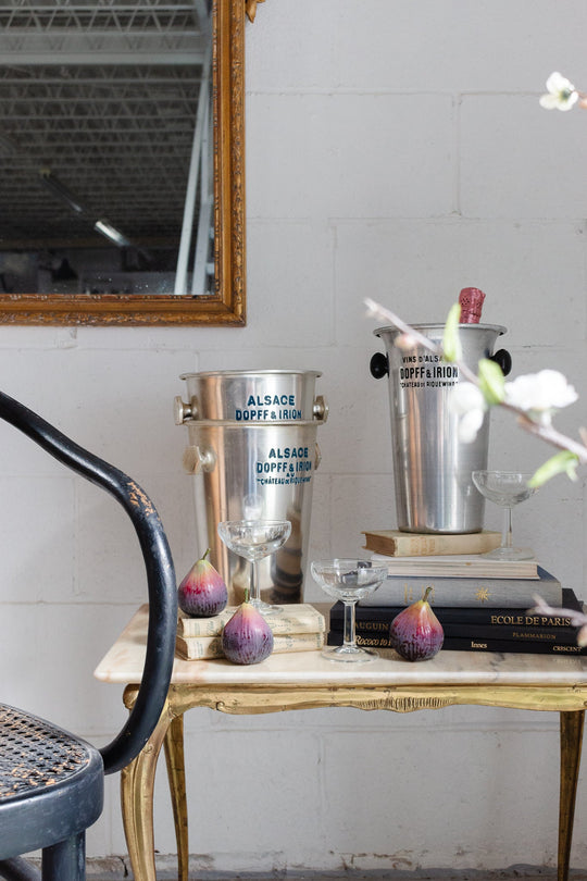 rare 1950s french Alsace stamped champagne bucket