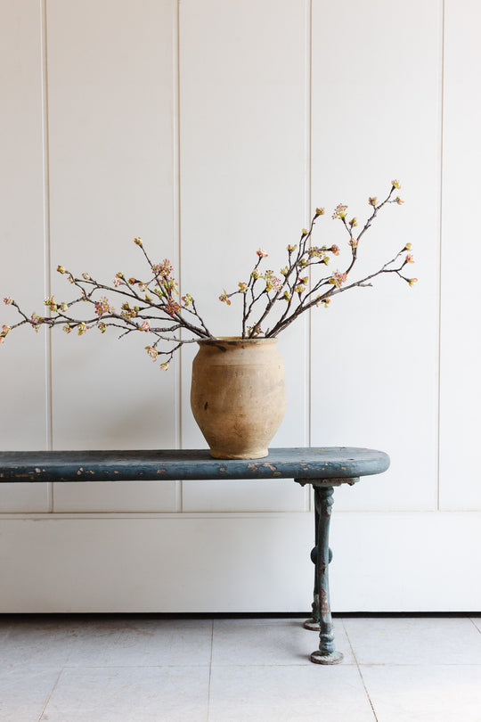 antique french stoneware vase