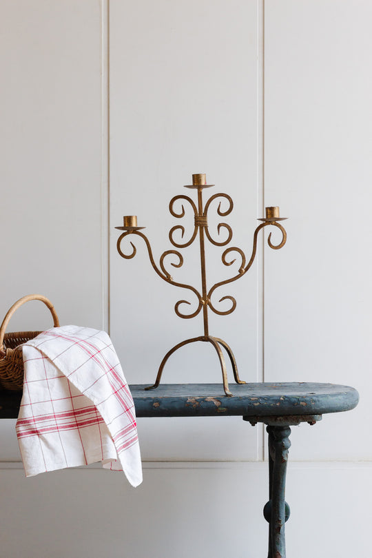 vintage french candleabra