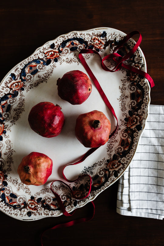 antique db & c "clarion" english extra large platter