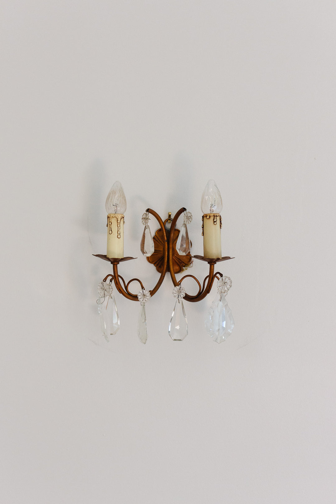 midcentury French Louis XIV style sconce