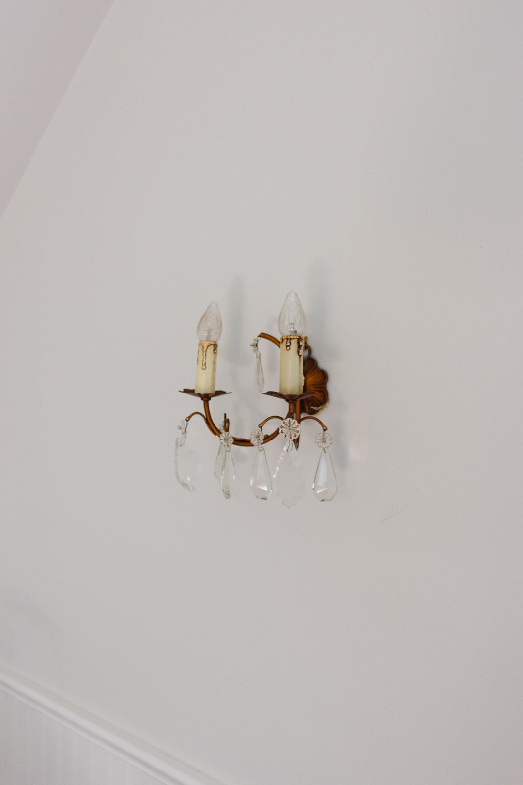 midcentury French Louis XIV style sconce