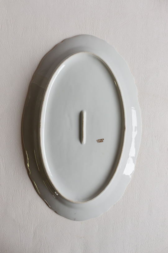 1930s french limoges oval fish platter