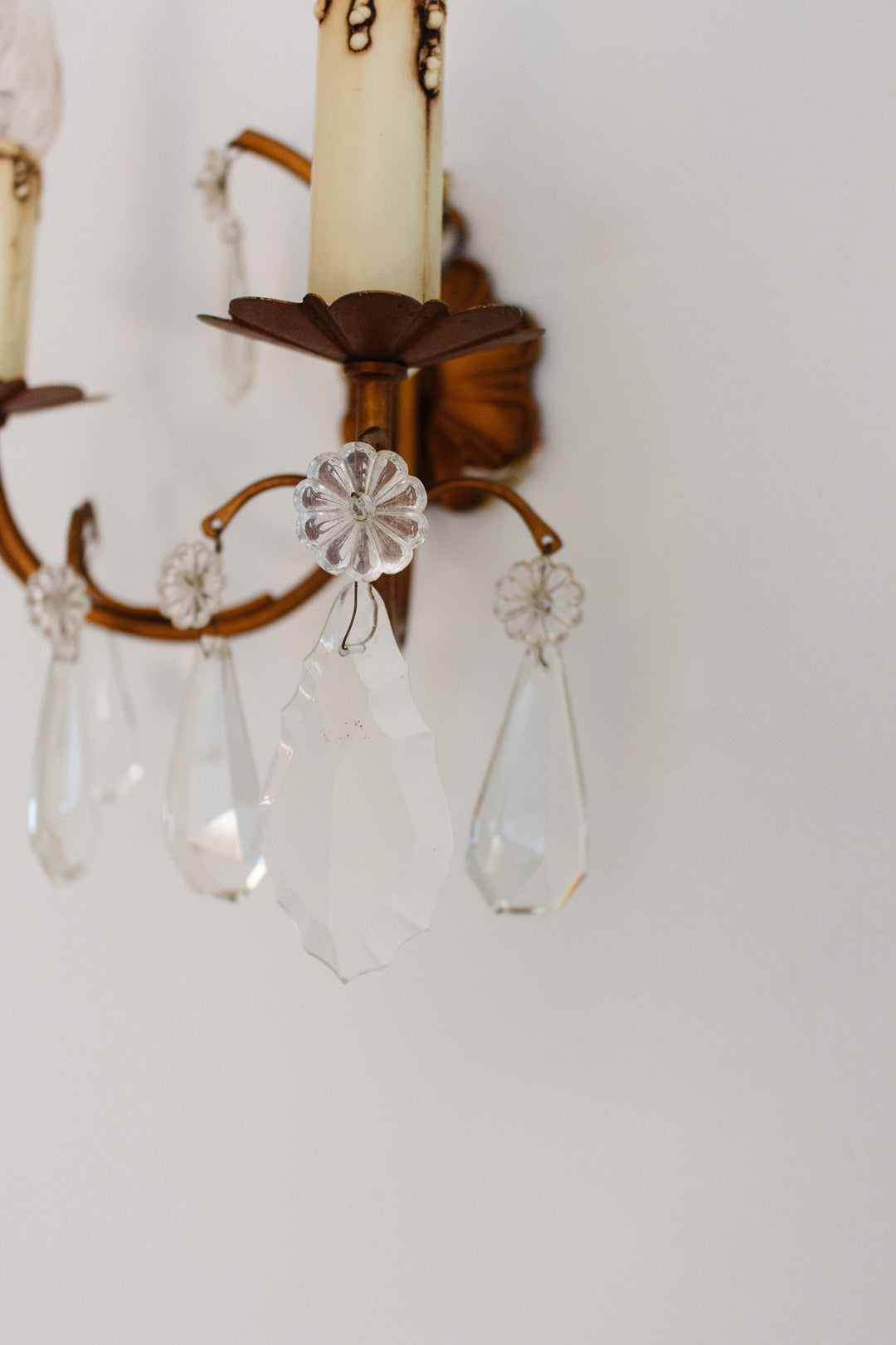 midcentury French Louis XIV style sconce