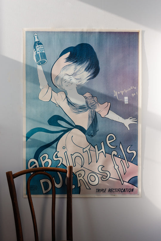 vintage french oversized "absinthe ducros fils" poster