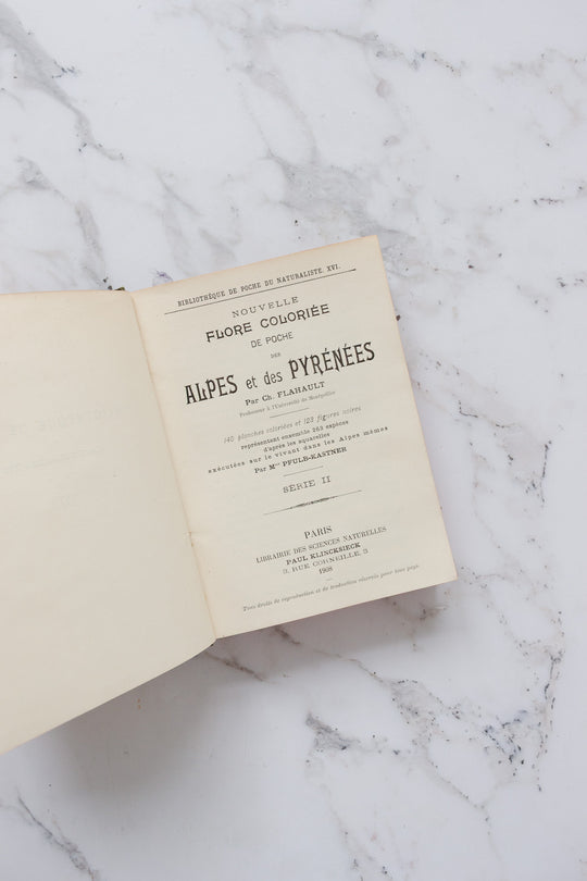 rare "nouvelle flore coloriée" alpes et les pyrénées