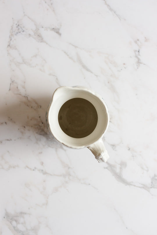 rare antique English transferware porcelain pitcher