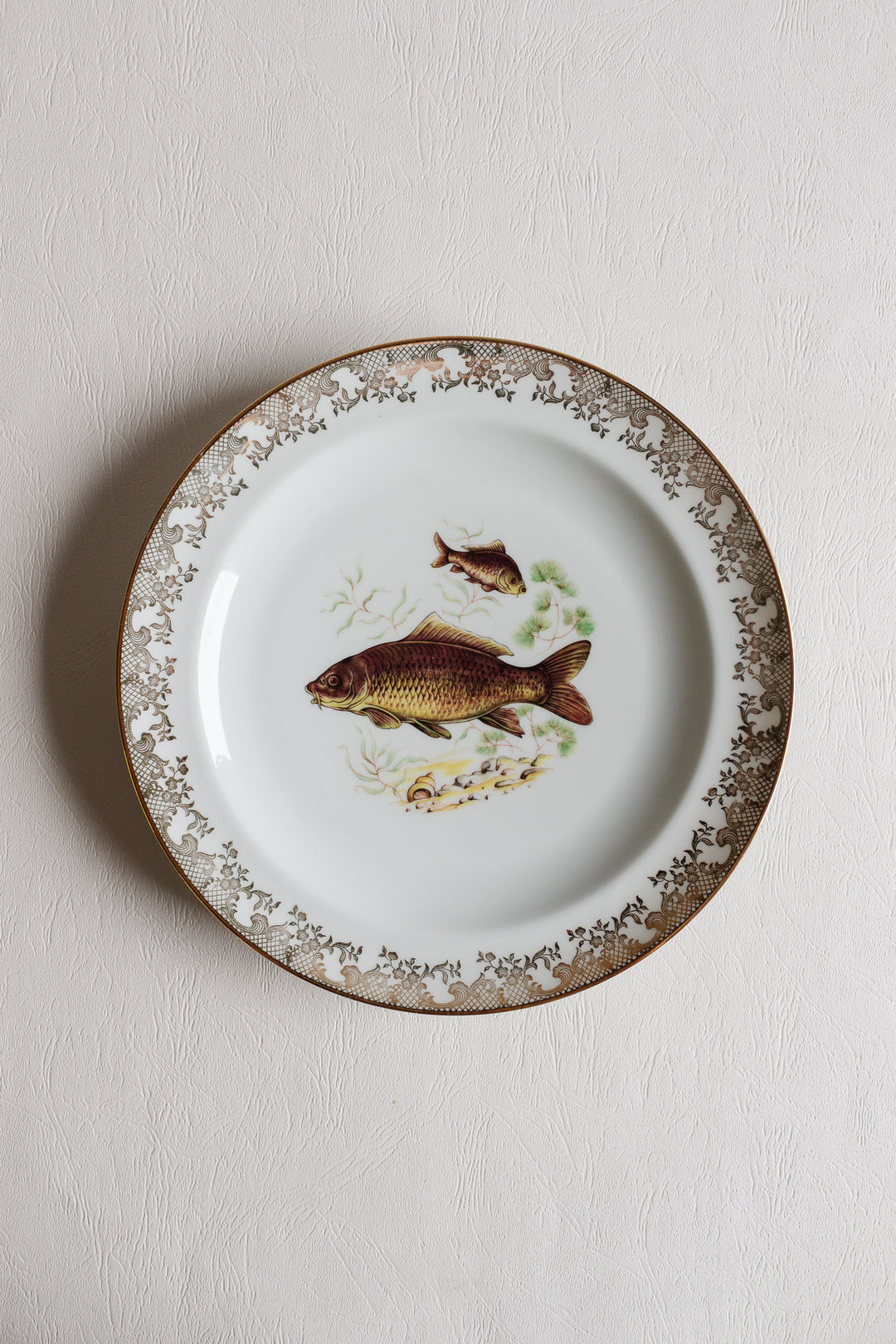 1930s french limoges fish plate set of 6
