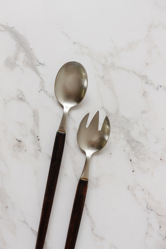 midcentury german salad serving set