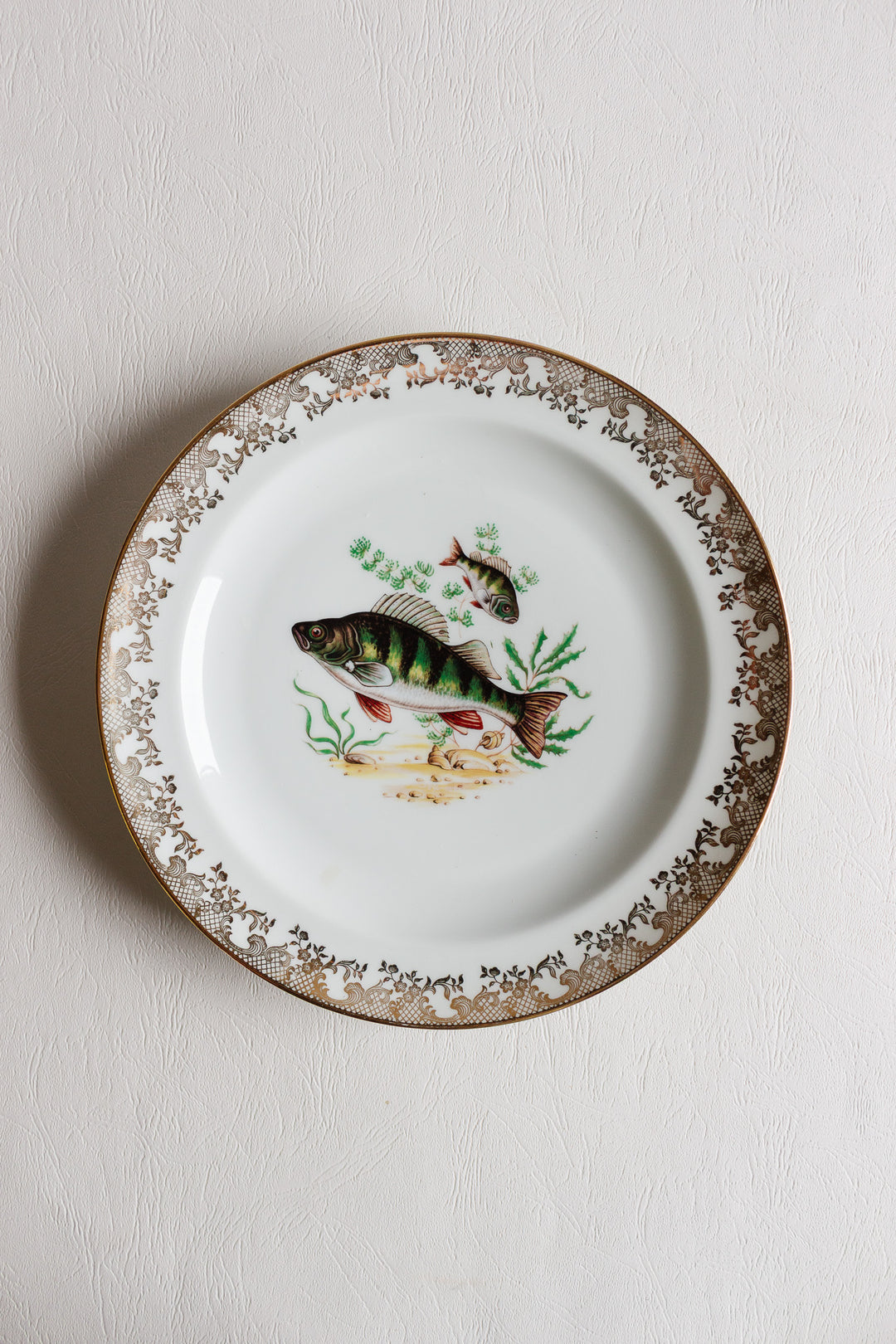 1930s french limoges fish plate set of 6